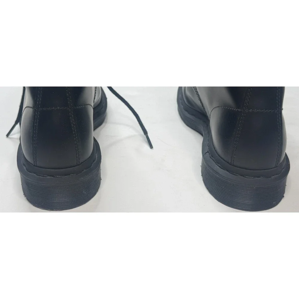 Dr.‎ Martens 1460 Mono Men's Black Mono Smooth Lace Up Boots Size 8M